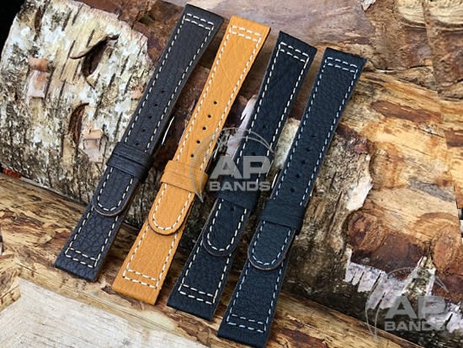 ALT Havana Brown Leather Strap for Rolex Watches 20mm - Image 3
