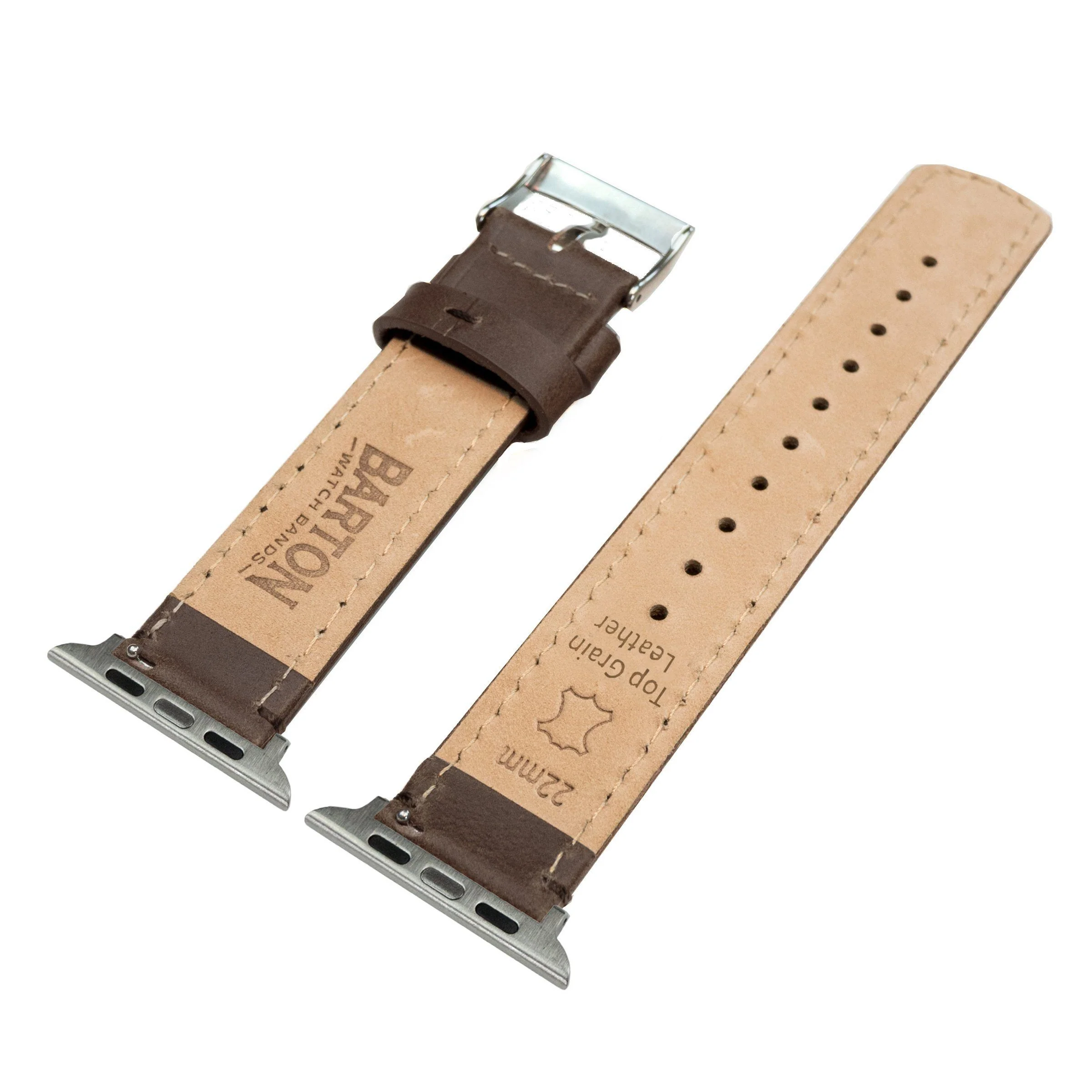 Apple Saddle Leather Stitching Watch Band - Image 6
