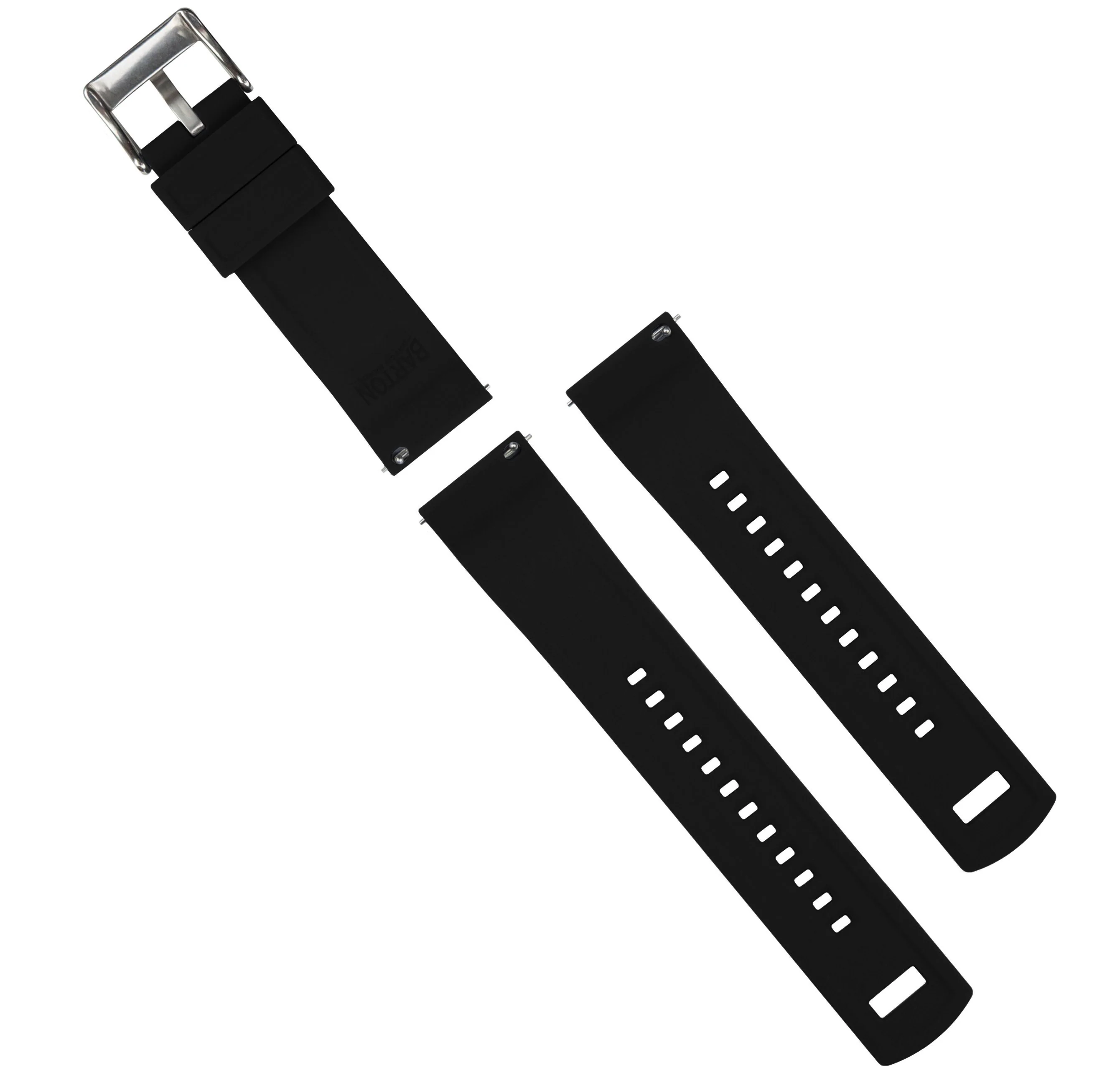 Black Elite Silicone Watch Band - Image 14