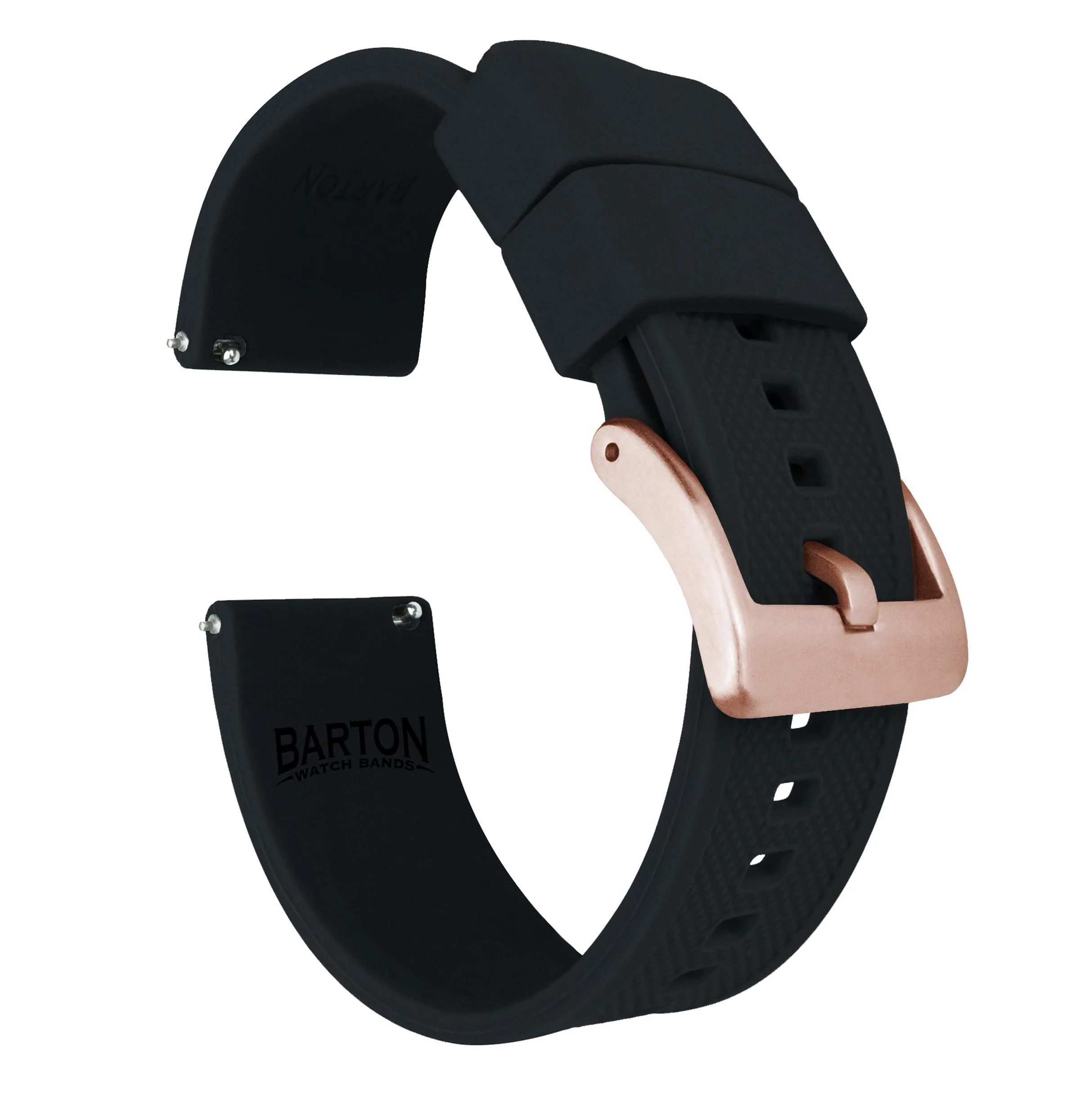 Black Elite Silicone Watch Band - Image 21