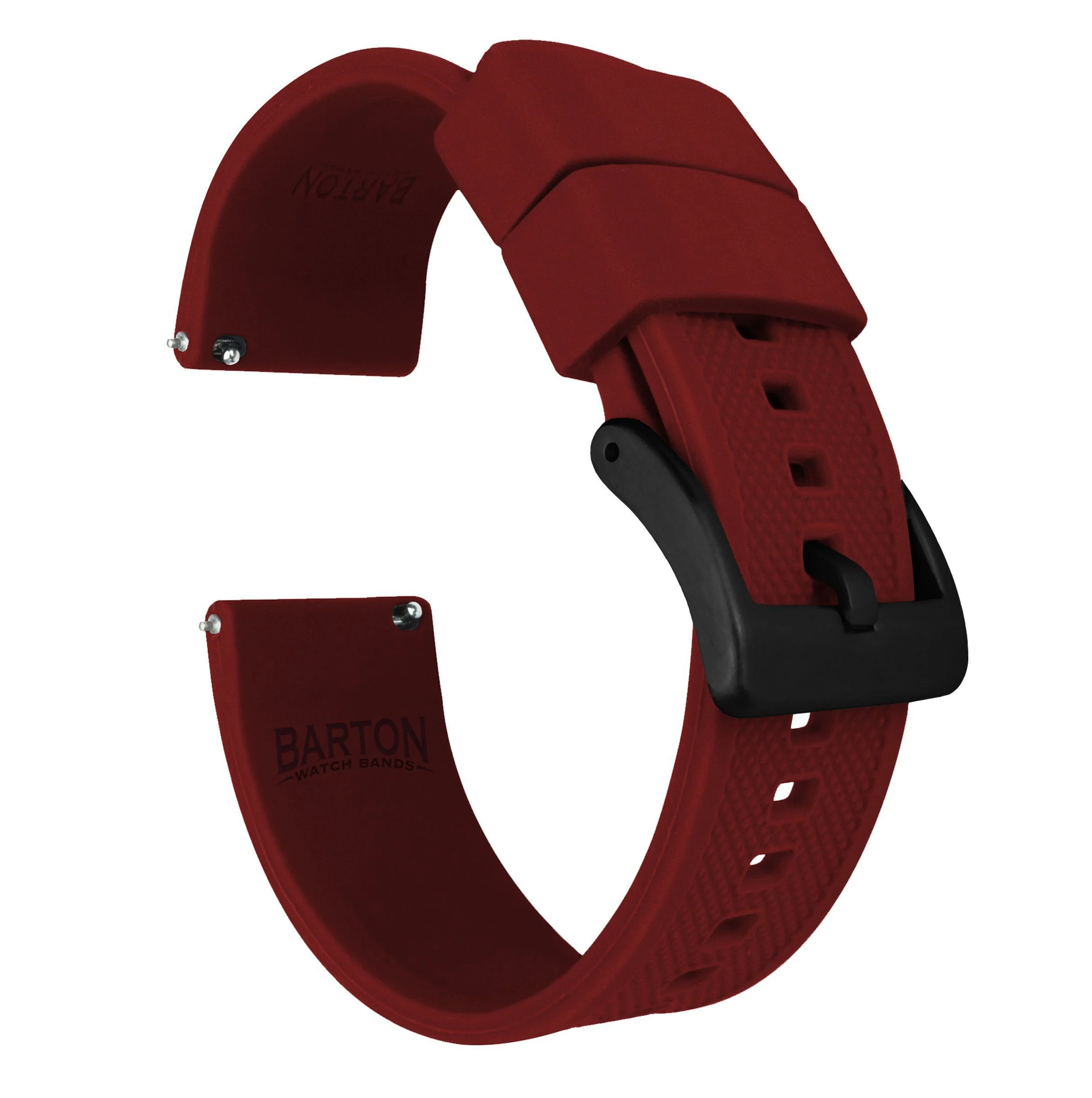 Crimson Red Elite Silicone Watch Band - Image 8