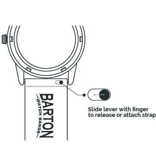 Navy Blue Quick Release Watch Band - Image 6